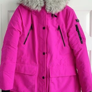 BCBGMAXAZRIA - Puffer Coat - Make A Statement With MAGENTA!!